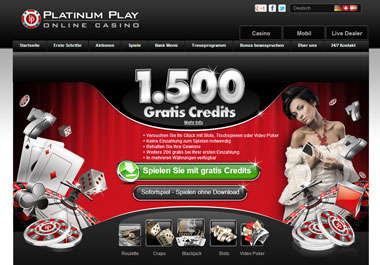 Das Platinum Play Casino testen