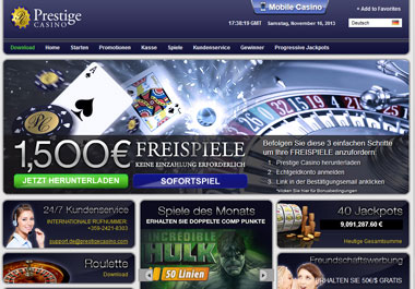 Das Prestige Casino testen