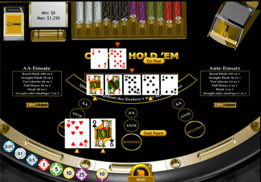 Casino Hold'em im Europa Casino