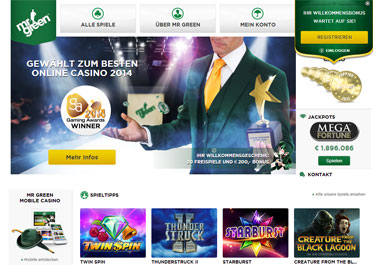 Das Mr Green Casino testen